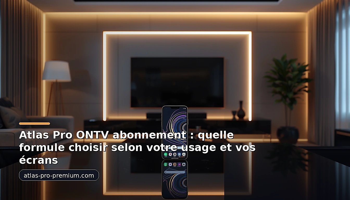 Atlas Pro ONTV abonnement : quelle formule choisir selon votre usage et vos écrans