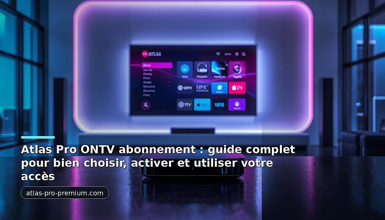 Atlas Pro ONTV abonnement : guide complet pour bien choisir, activer et utiliser votre accès