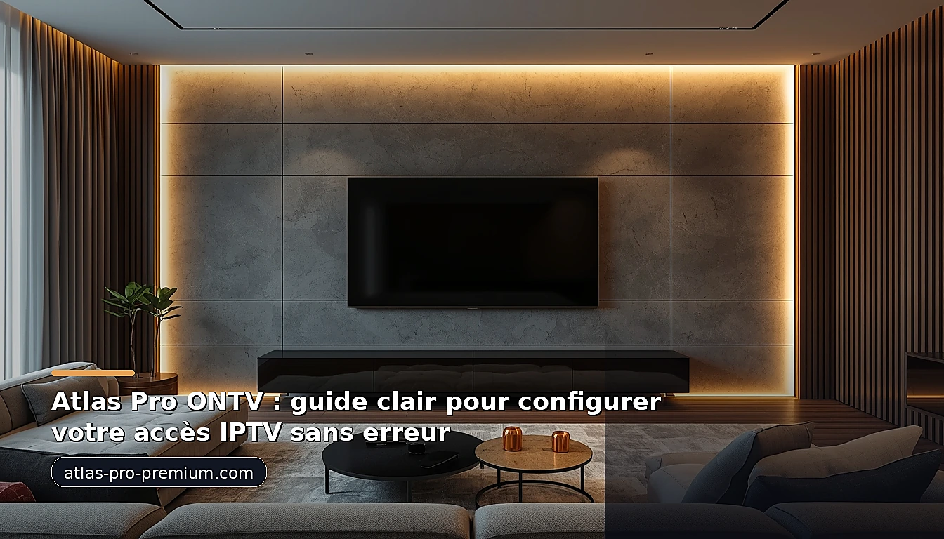 Atlas Pro ONTV : guide clair pour configurer votre accès IPTV sans erreur